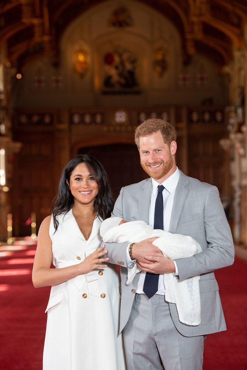 Meghan Markle and Prince Harry Step out With Their Royal Baby Boy