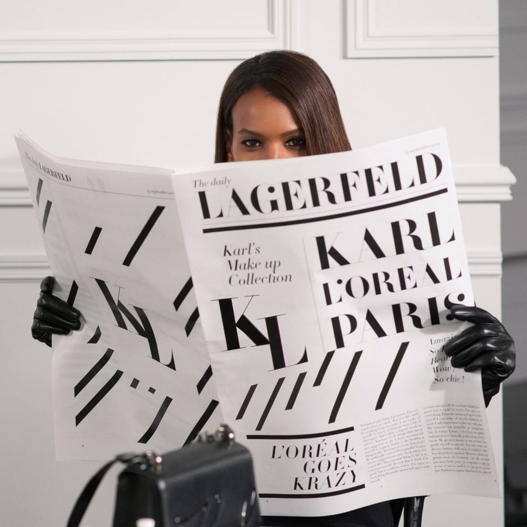 Karl Lagerfeld送給美容界的「最後」禮物 為L’Oréal Paris設計化妝品