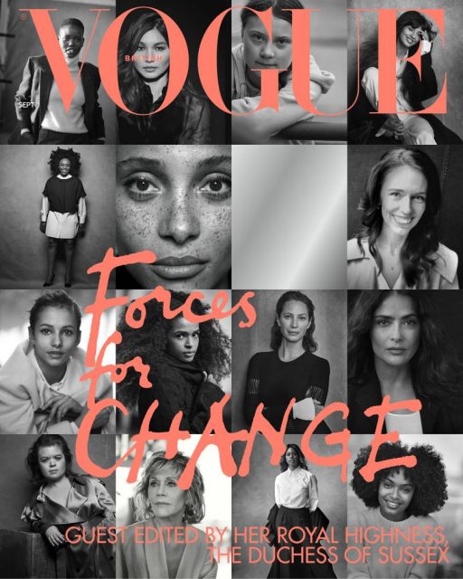 梅根為英國版《VOGUE》擔任客席編輯,卻拒絕封面拍攝的原因是⋯⋯