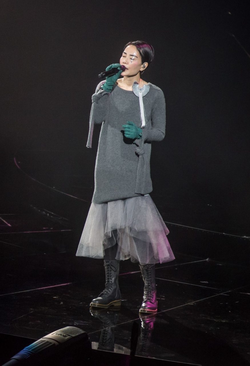 <strong>December 30, 2016</strong> styled by Titi Kwan, on-stage during her “Faye’s Moments Live 2016” concert in Shanghai, China