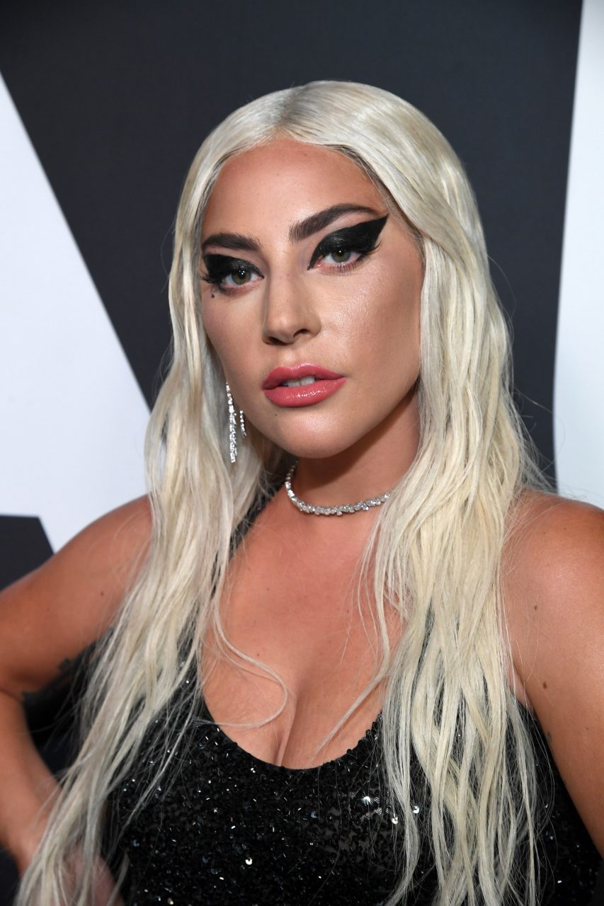 Lady Gaga Channels Donatella Versace at the Launch of Haus Laboratories