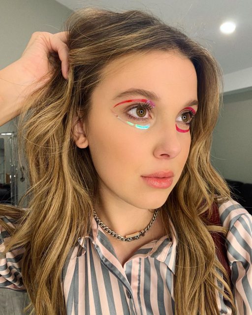 Millie Bobby Brown成Generation Z的代表:以CD打造出誇張迷離的眼妝