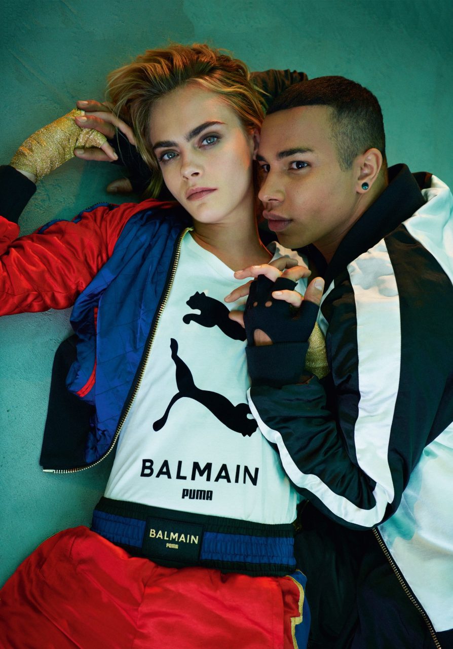 Olivier Rousteing 與 Cara Delevinge 再次聯手設計 Puma x Balmain： 我們需要為自由而戰