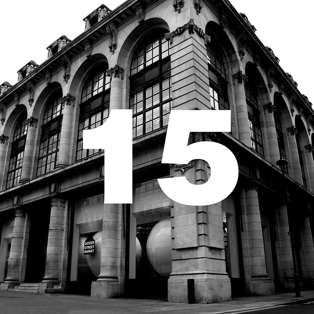 為慶祝 Dover Street Market 15週年，新加坡分店與21個時裝品牌推出聯乘系列