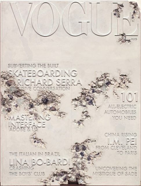 富藝斯秋季拍賣：Dior 專屬雕塑家 Daniel Arsham 將《Vogue》重新演繹為風化水晶藝術品