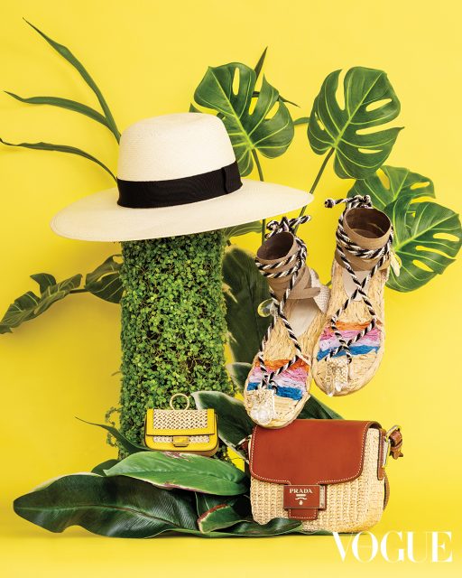 VOGUE Shop︰從未如此精緻的 Raffia 酒椰葉編織,讓你迎接春日