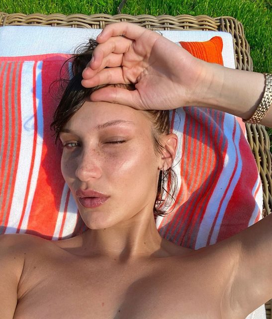Bella Hadid時尚素顏雀斑照!細數9位卸去妝容的荷里活明星素顏相