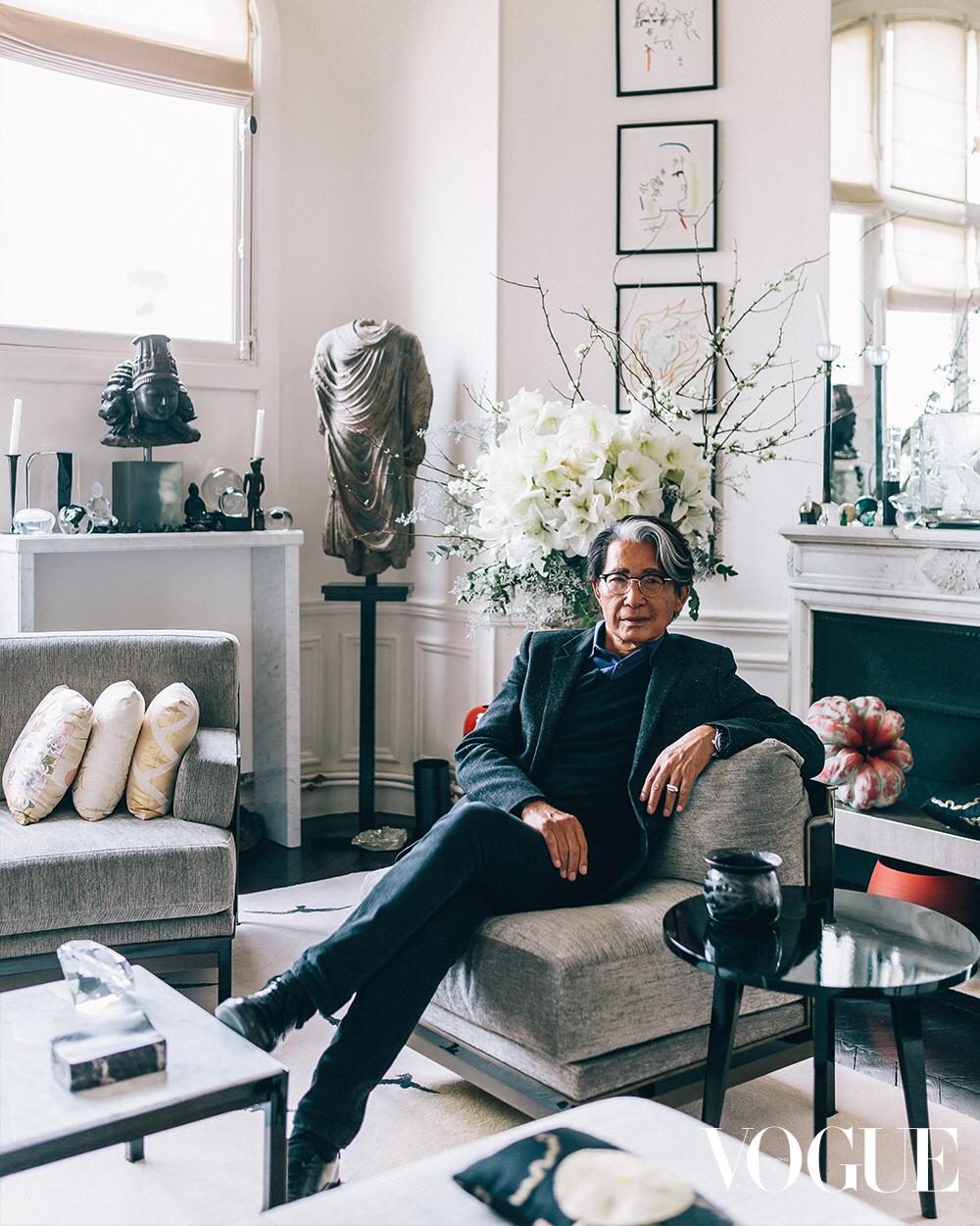 Inside The Late Kenzo Takada’s Parisian Home