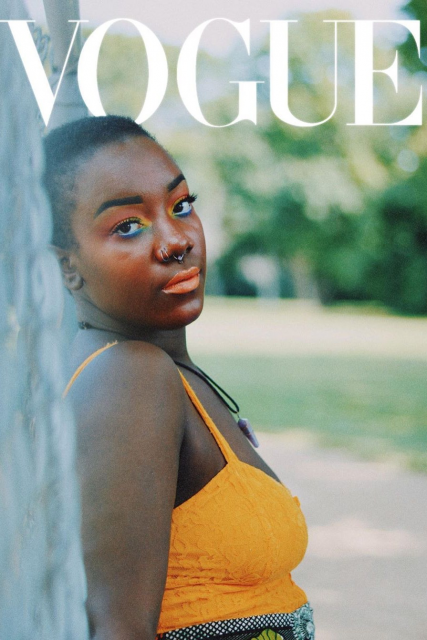 英國《Vogue》的一個封面發起了 #VogueChallenge:「從來沒有常人想像過自己能登上封面!」