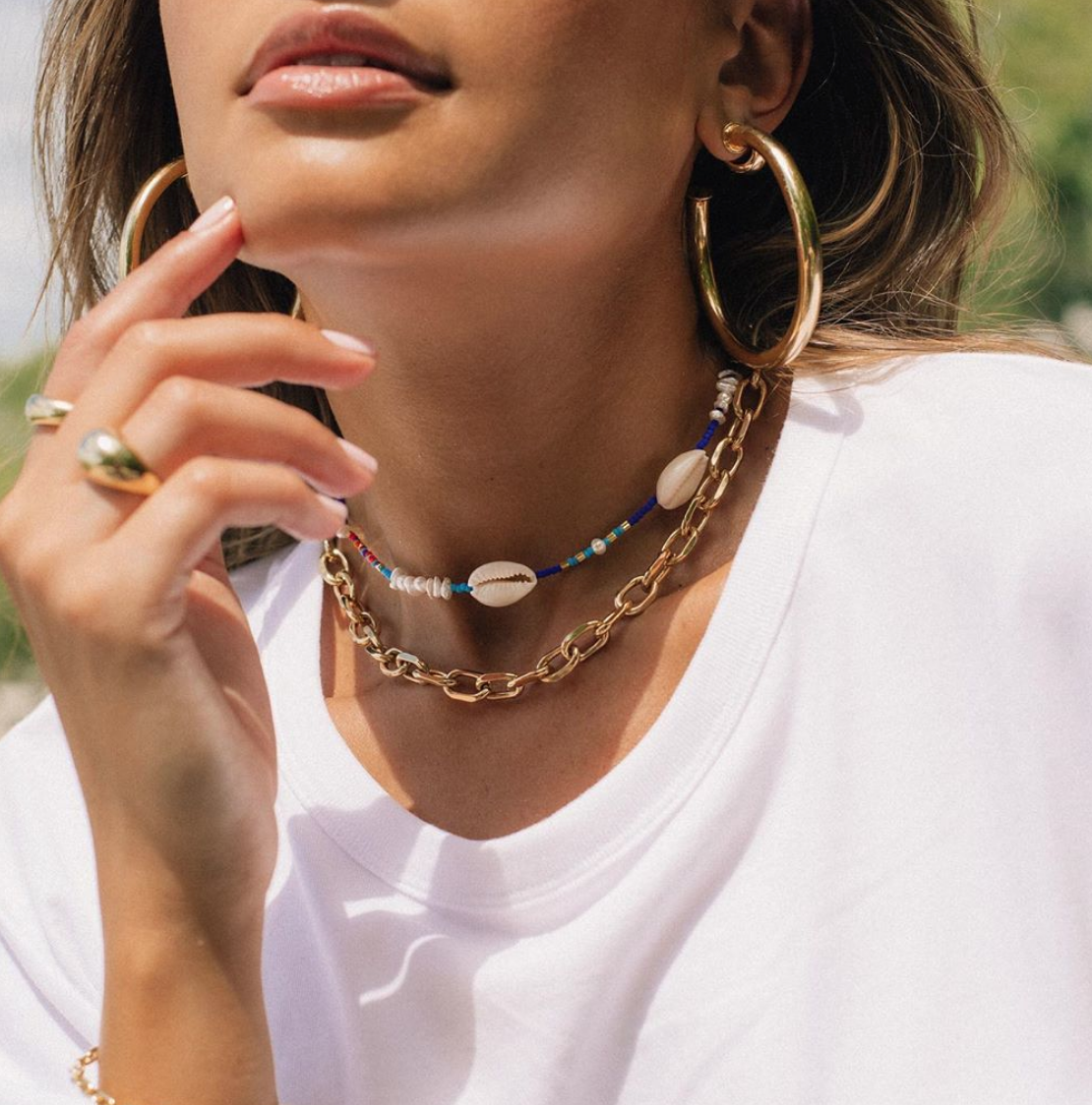 #SummerInVogue：熱潮不斷＄1,000 就能買到大熱貝殼項鍊！