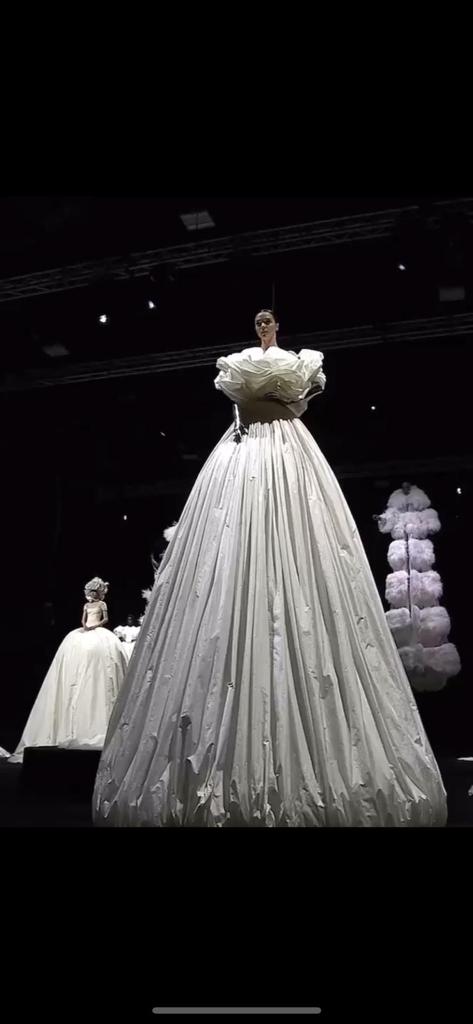 Valentino Presents An All-white Haute Couture Collection For Autumn 2020