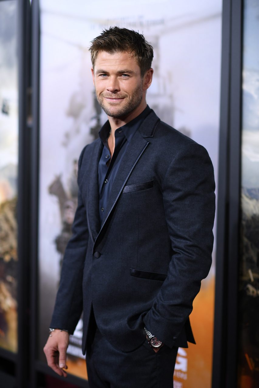 Chris Hemsworth 出席《12猛漢》(12 Strong)紐約首映禮。