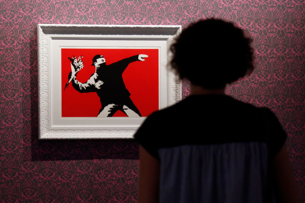 Banksy 因為匿名創作，失去自己塗鴉作品版權給英國 Full Colour Black 賀卡公司