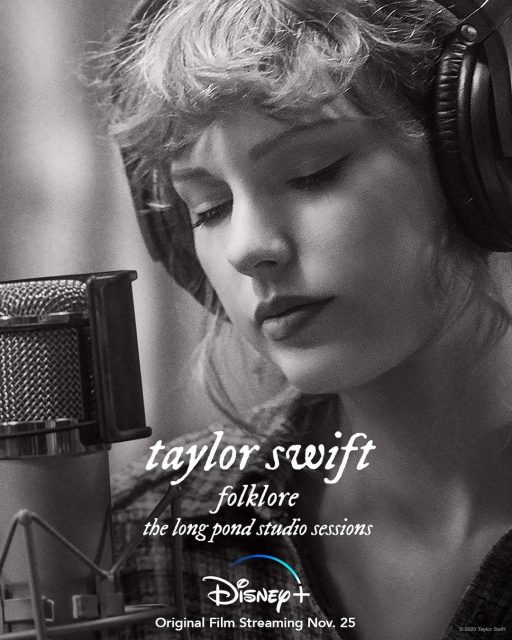Taylor Swift的《Folklore》演唱會 感恩節獨家於Disney+播放!