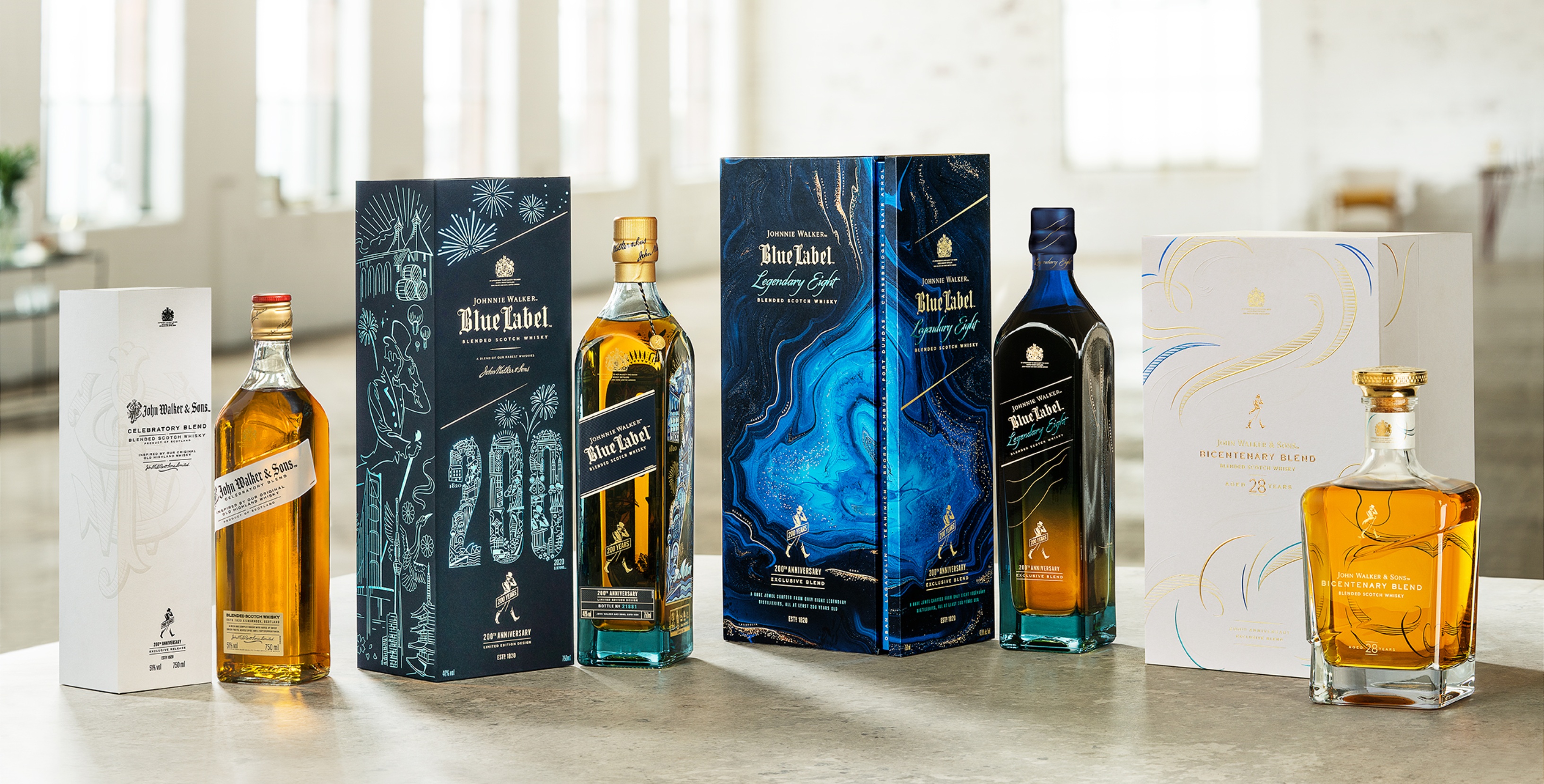 ChristmasInVogue 聖誕醉心之夜Johnnie Walker 200週年4大限量紀念版
