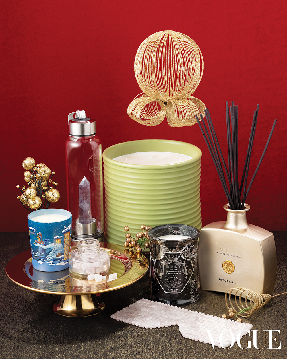 #ChristmasInVogue： 過一個放鬆身心的節日，由水晶、蠟燭到充滿禪意的禮物