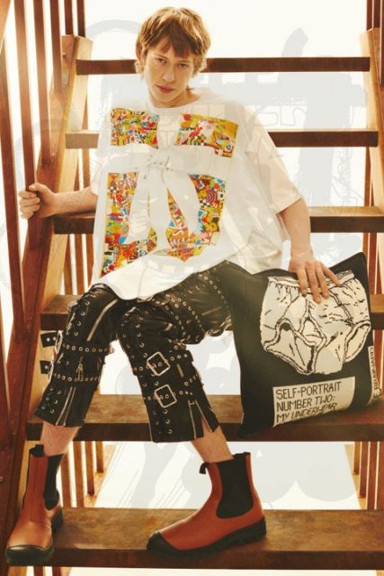 Loewe向藝術家Joe Brainard致敬，將服裝拼拼貼貼｜Fall 2021 Menswear