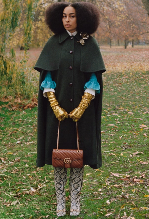 感受英國公園的清新氣息！Alexa Chung、Vanessa Kirby和Celeste展示Gucci最新手袋