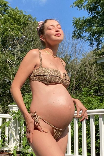 Gigi Hadid 加入 IG Story 舊照互動 公開多張珍貴大肚照充滿回憶