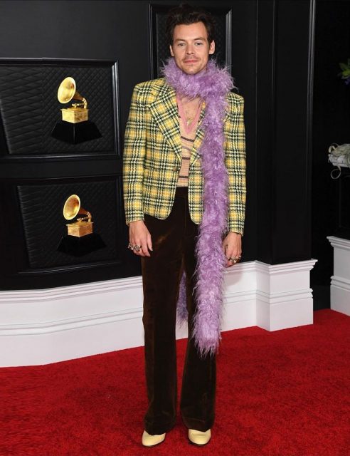 Harry Styles 並非第一人以羽毛圍巾塑形：盤點歷史上8個男性配戴羽毛圍巾的時裝時刻