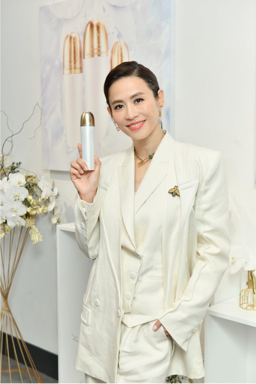 宣萱的凍齡秘密是甚麼？ GUERLAIN全新御庭蘭花亮白爽膚精華盈露及凍齡神器 46°「超升瓶」