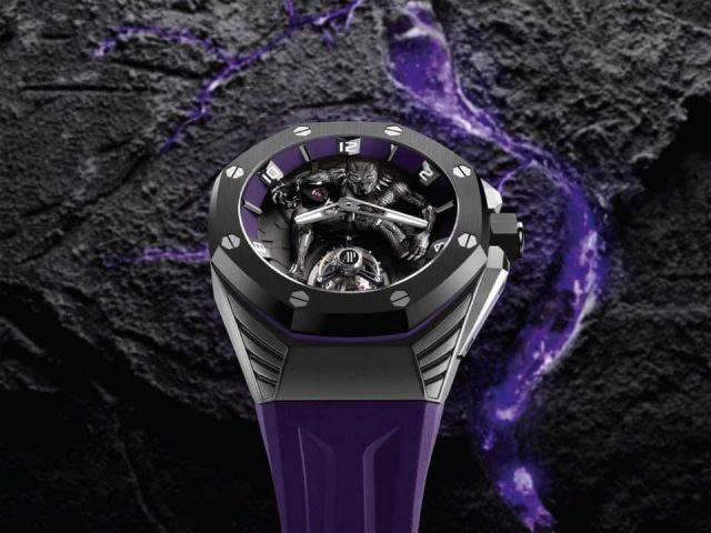 Audemars Piguet 與 Marvel 聯乘正式曝光,推出《黑豹》為主題的浮動陀飛輪腕錶