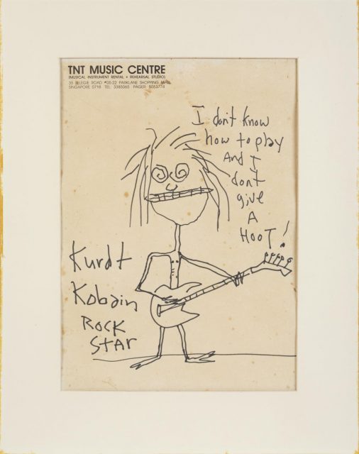 由 Britney Spears 寫的「分手信」到 Kurt Cobain 的自畫像，為何拍賣行 Julien’s Auctions 出售的名人物品仍有價有市？