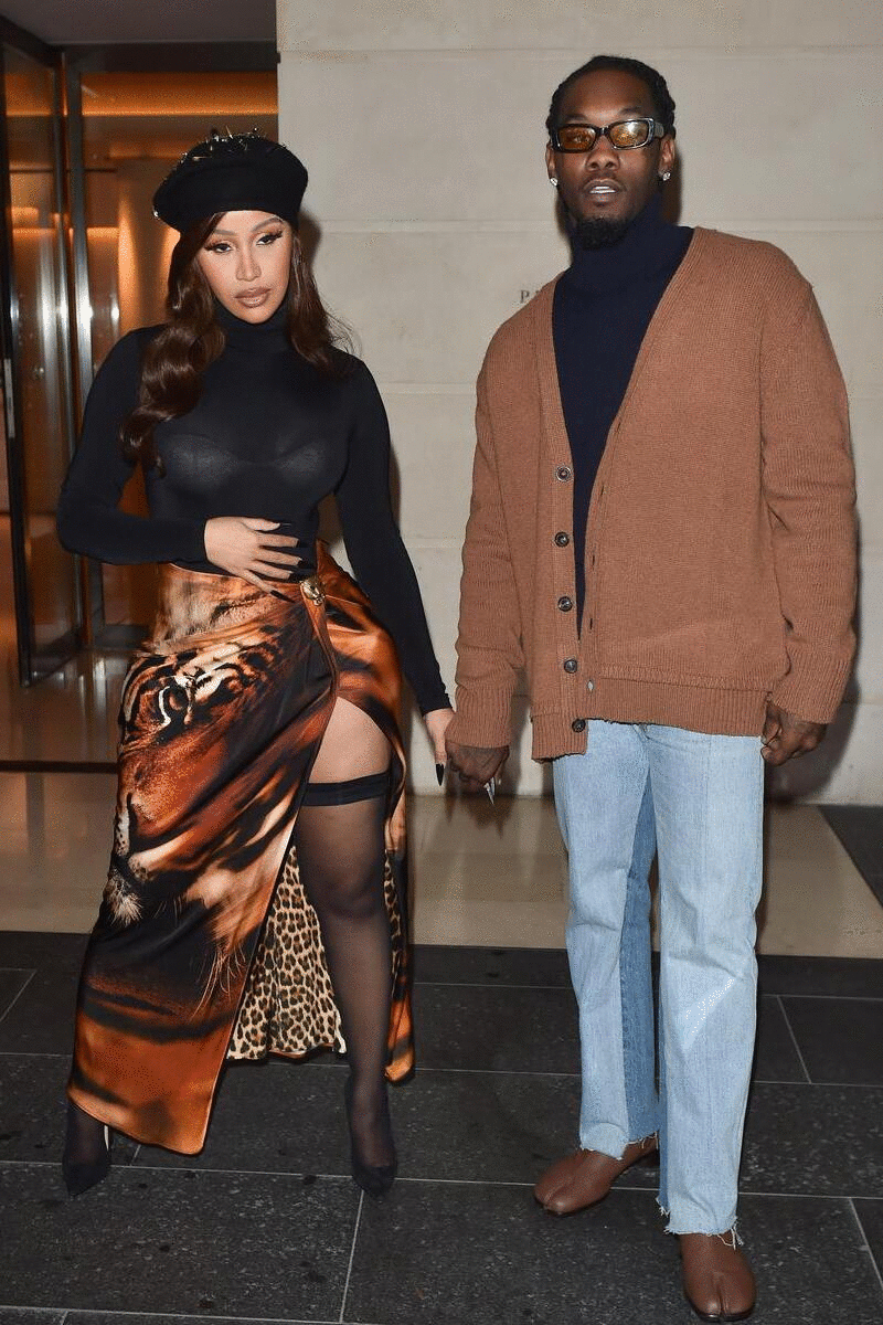 沒有 Cardi B 的時尚造型，就不是巴黎時裝週了！一星期換上10套造型盡現百變形象