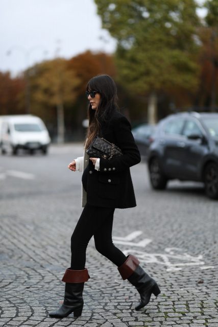 不敗時尚單品:7 張照片證明黑色 Leggings 是永恆穿搭王道!