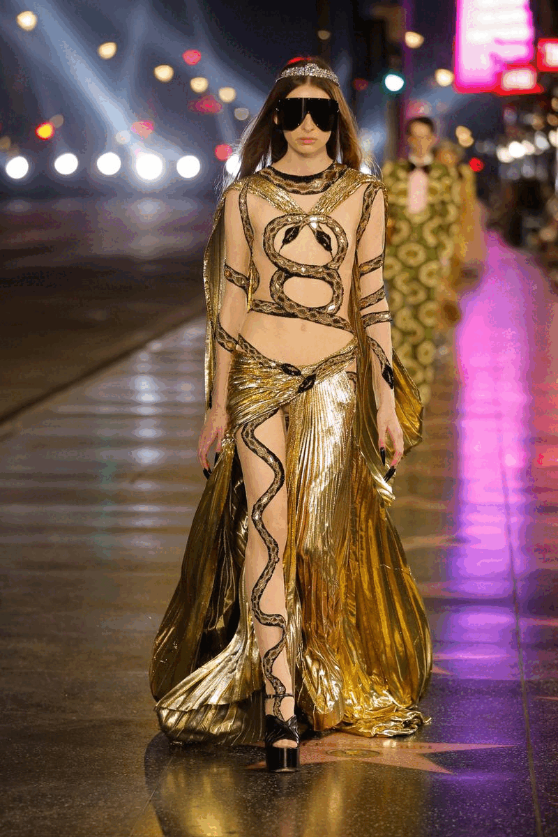 Gucci Love Parade 時裝展向夢工場致敬，走進屬於 Hollywood 的時尚之旅