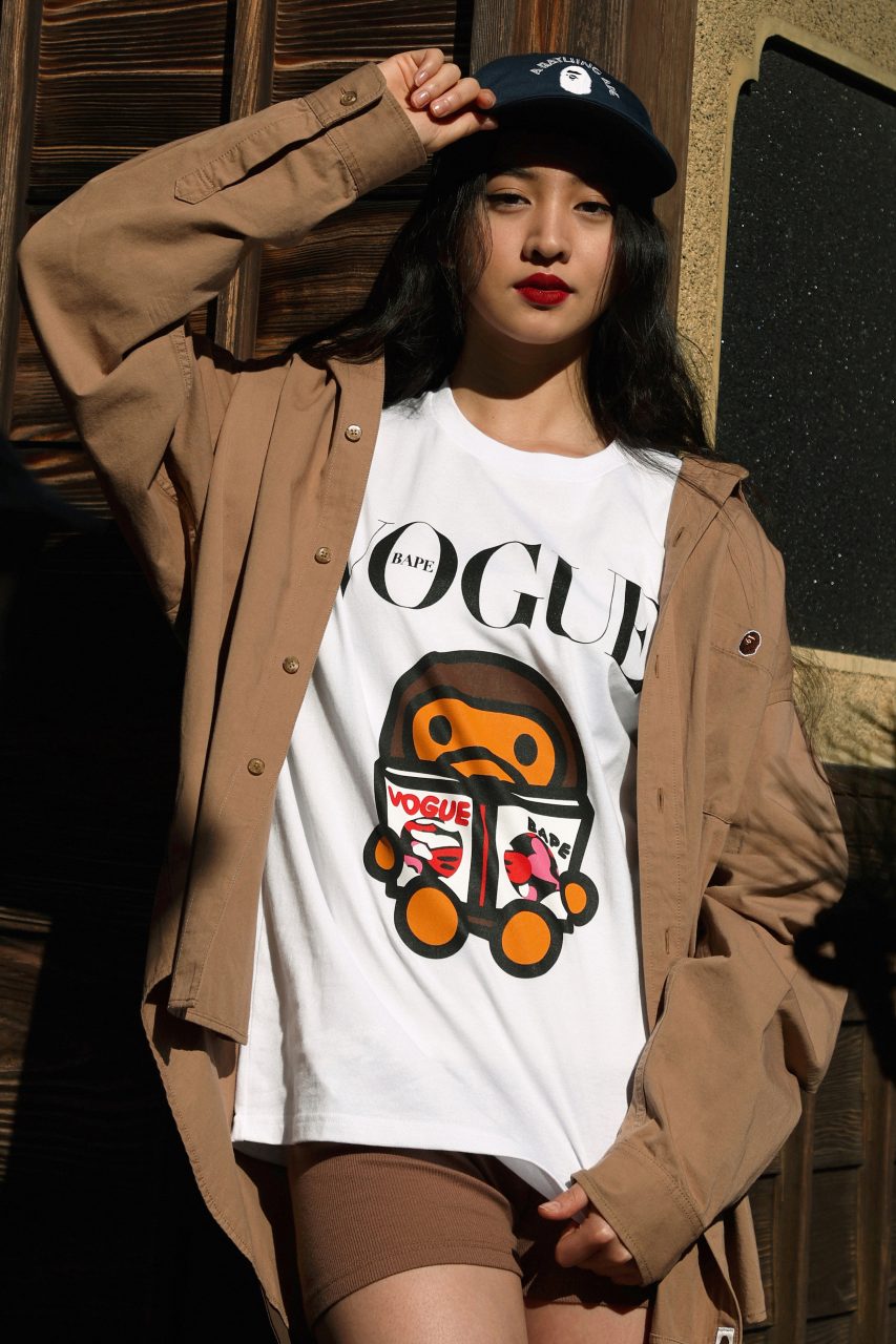 木村光希親身示範《VOGUE》× A Bathing Ape 合作系列並分享穿搭心得