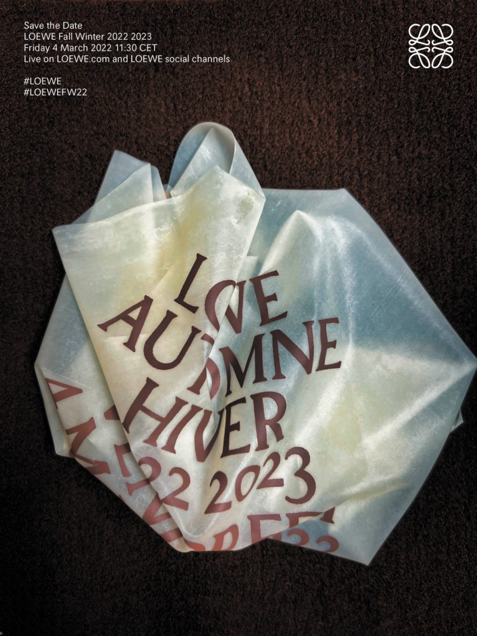 現場直播：Loewe Fall/ Winter 2022