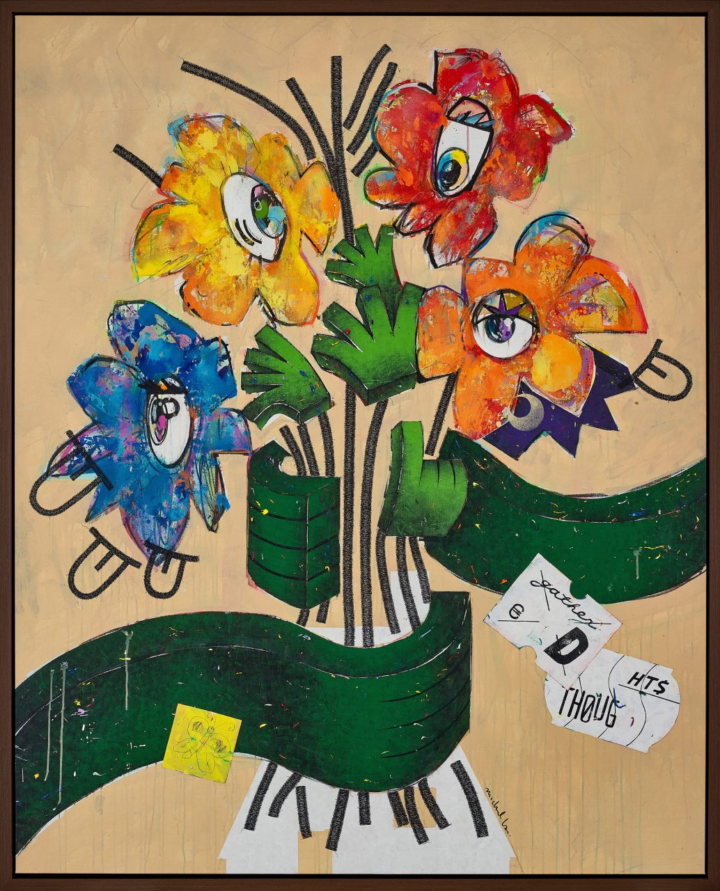 「Figure教父」Michael Lau 捐出作品《集思廣益 · 花卉系列 · 2022》至香港救助兒童會，即將於蘇富比拍賣