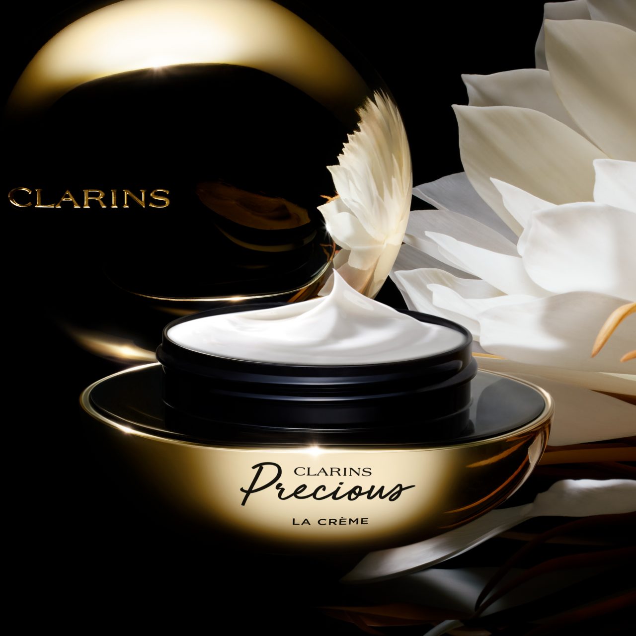 本年度奢華養膚新星矚目登場：Clarins 全新 Precious 至臻凝時面霜 以珍稀月神花逆轉時光
