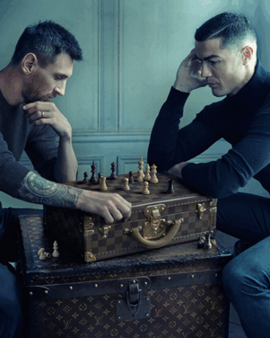 5 個男士最新資訊:Cristiano Ronaldo 與Lionel Messi 拍攝 Louis Vuitton 廣告、 Dior 推出釕色調 DIOR OBLIQUE 扣布