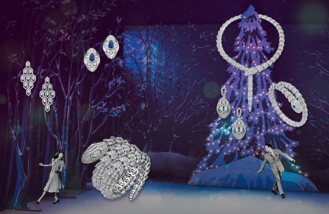 羅馬珠寶品牌 BVLGARI 以標誌性的 Serpenti 系列 點亮你的華麗派對造型