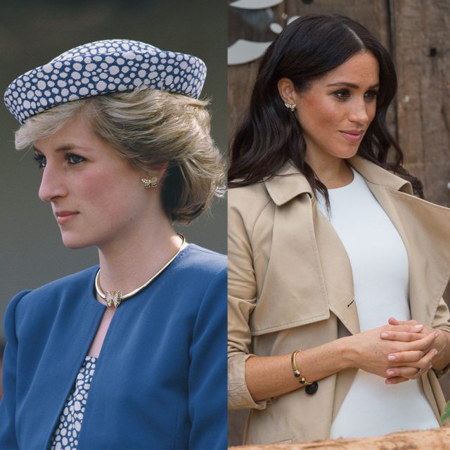 公爵夫人梅根Meghan Markle身上佩戴這5件珠寶是來自戴安娜王妃的珠寶系列收藏?