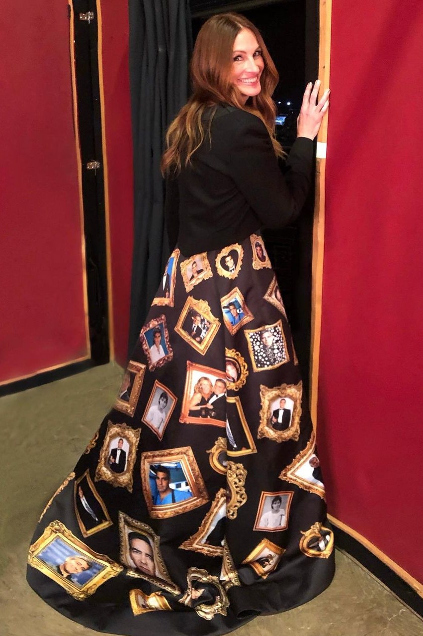 荷里活最好老友？Julia Roberts將她對George Clooney的愛穿在了身上這條晚禮裙！