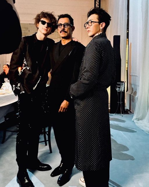 無法複製的時髦男人與荷里活紅地毯小王子 :G-Dragon 與 Timothée Chalamet 在巴黎時裝週夢幻相見!