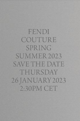 現場直播：Fendi Haute Couture Spring/Summer 2023
