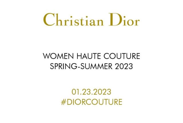 現場直播:Dior Haute Couture Spring/Summer 2023