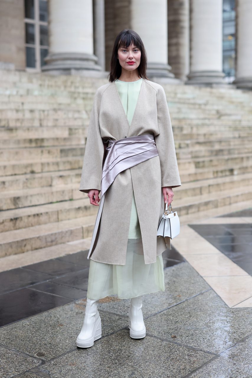 <strong>January 26, 2023</strong> attending the Fendi Couture show during Paris Couture Week 2023 