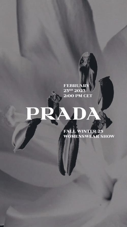 現場直播：Prada｜Fall / Winter 2023