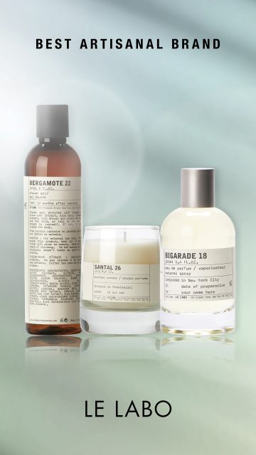 Best Artisanal Brand:如藝術品般存在的 Le Labo,多元產品重新定義你的生活態度