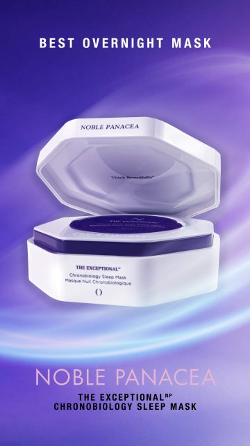 Best Overnight Mask:Noble Panacea 以頂尖科技打造「聰明面膜」|高智能復肌膚,一覺醒來便容光煥發