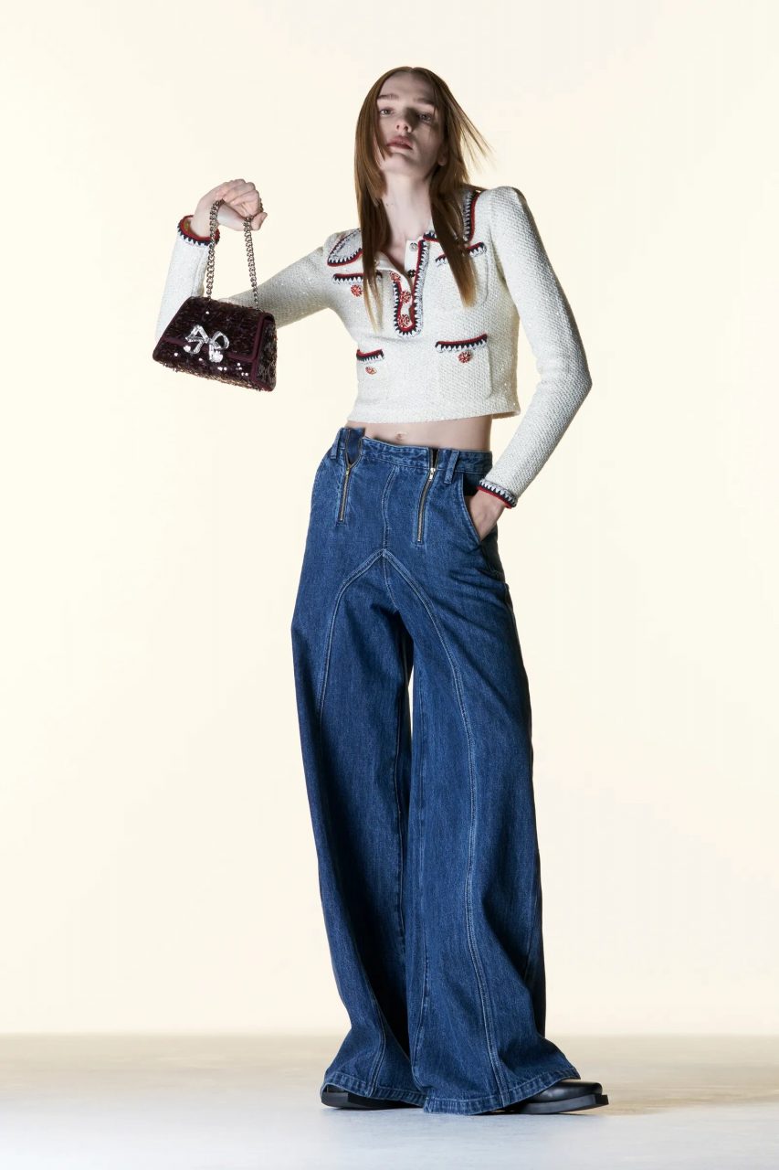 Self-Portrait Shines Light On Faux-Tweed Knitwear For Autumn/Winter 2023