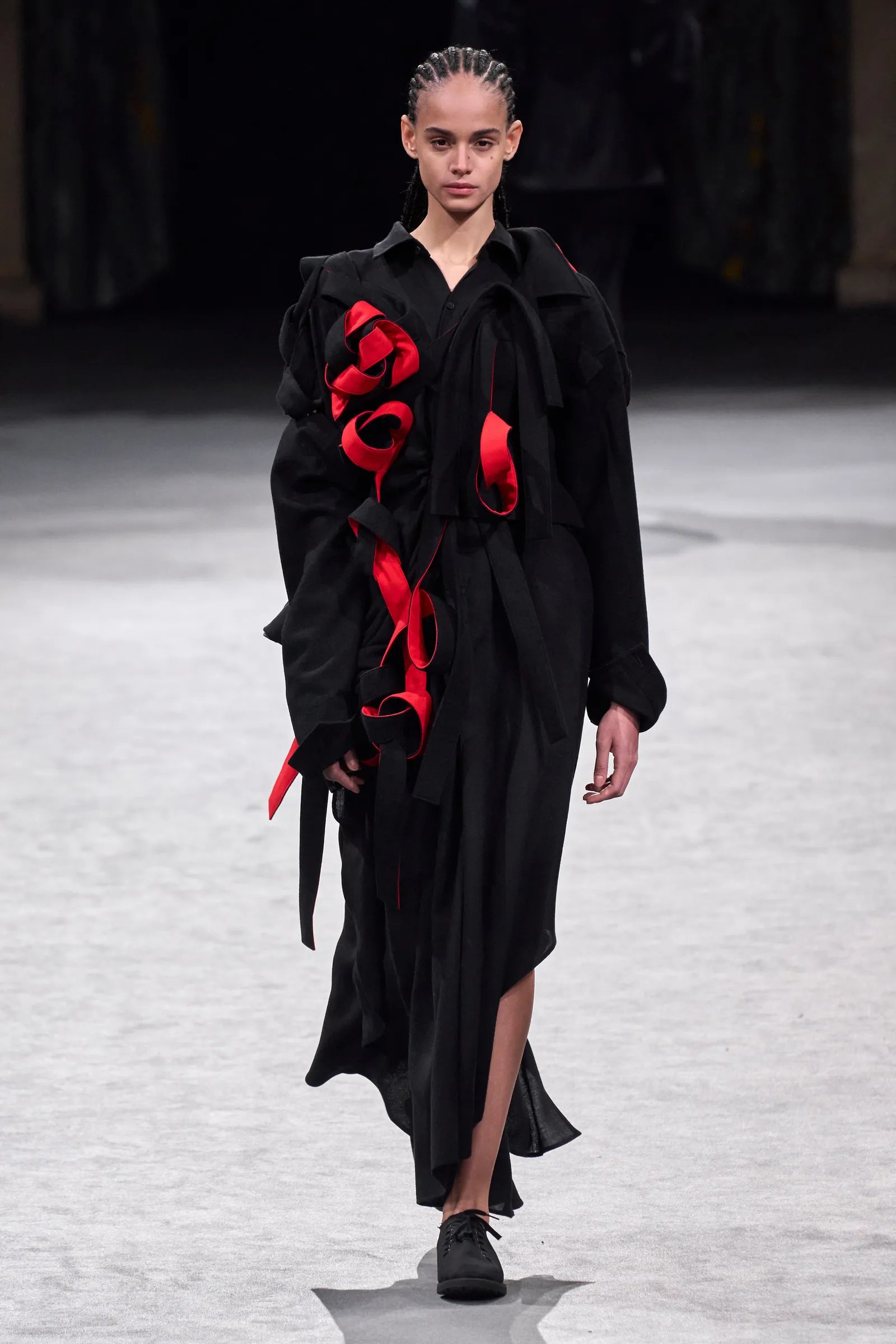 Yohji Yamamoto 23AW LOOK34 左二重ラペル3Bジャケット Yohji Yamamoto 
