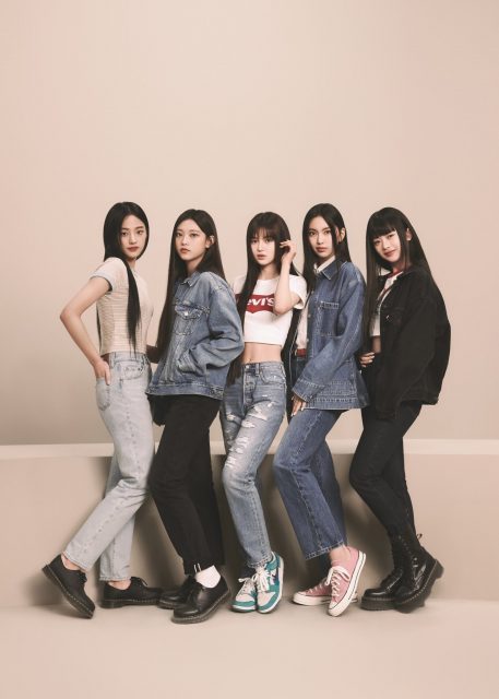 NewJeans 成為 Levi’s 全球品牌大使：一起看她們將牛仔造型演繹出Y2K風格！