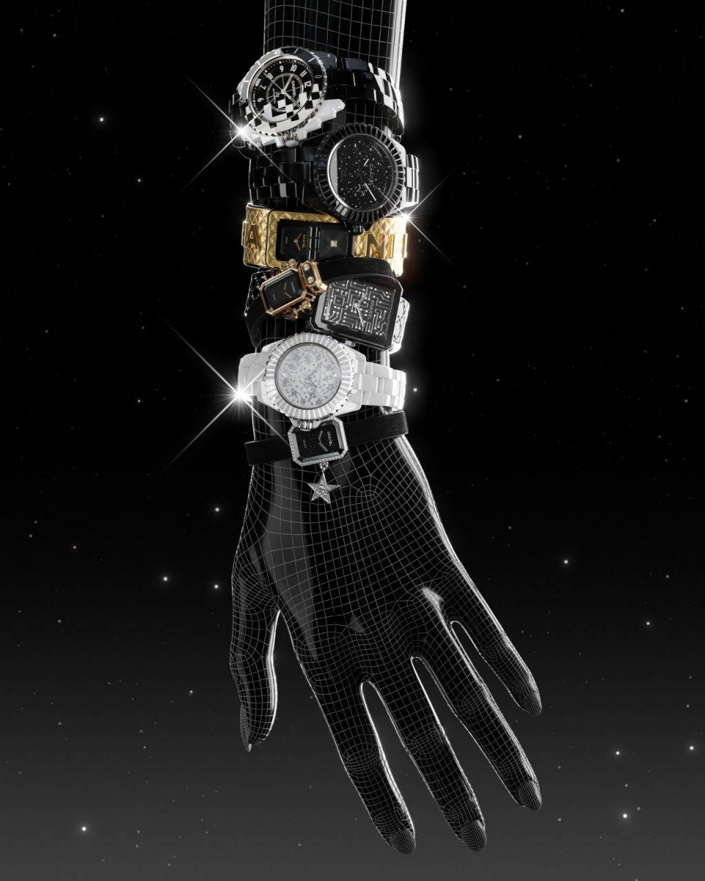 CHANEL INTERSTELLAR 限定腕錶系列 以天馬行空的作品詮釋對星空的無限想像