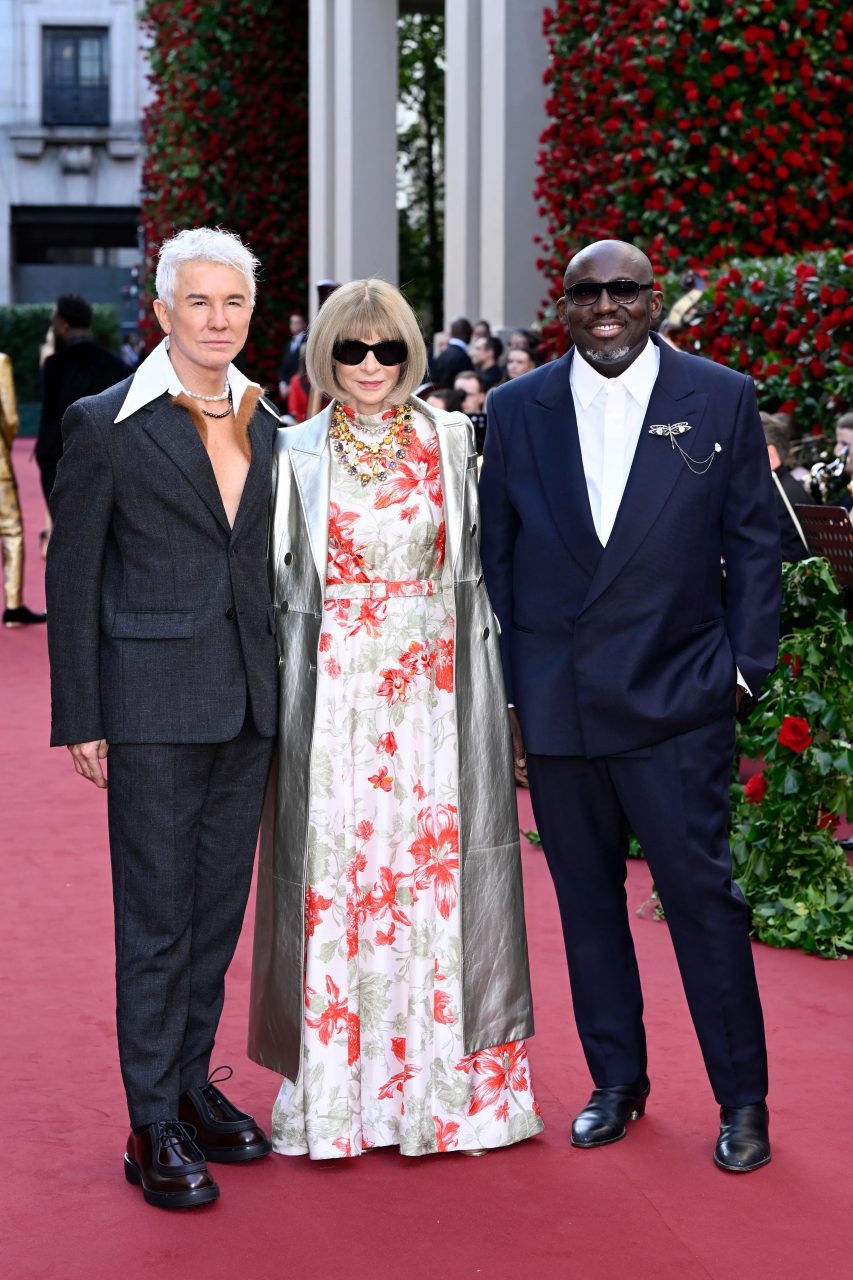 Baz Luhrmann, Anna Wintour and Edward Enninful.